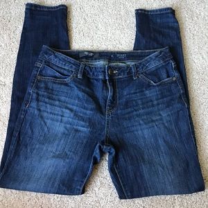 Vera Wang Skinny Jeans Dark Denim Size 8